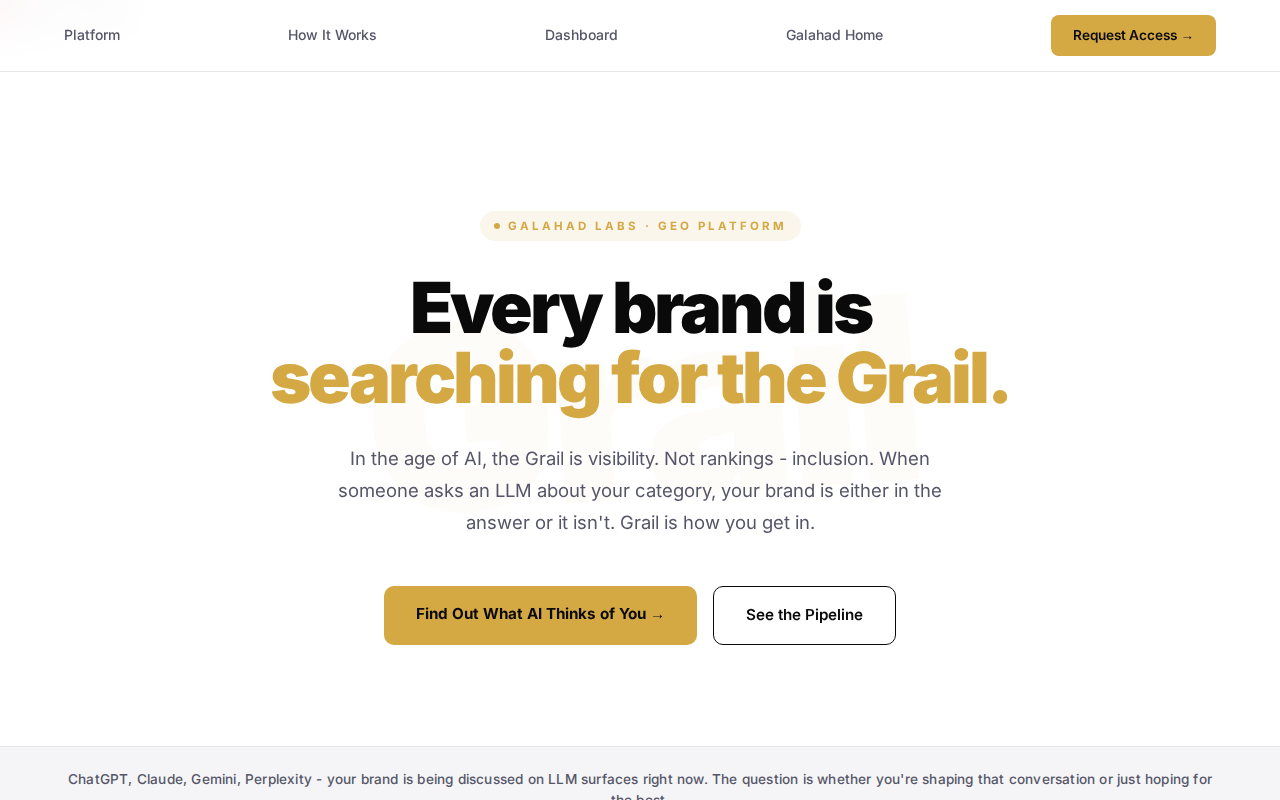 Grail — GEO / AI-authority operating system